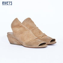 MARSELL Italian lambskin peeler shoes ladies sandals cool low heel MW4333