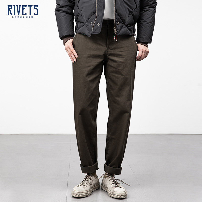 NORSE PROJECTS Nordic MINIMALIST crisp texture heavy slacks SLIM TROUSERS N25-0240