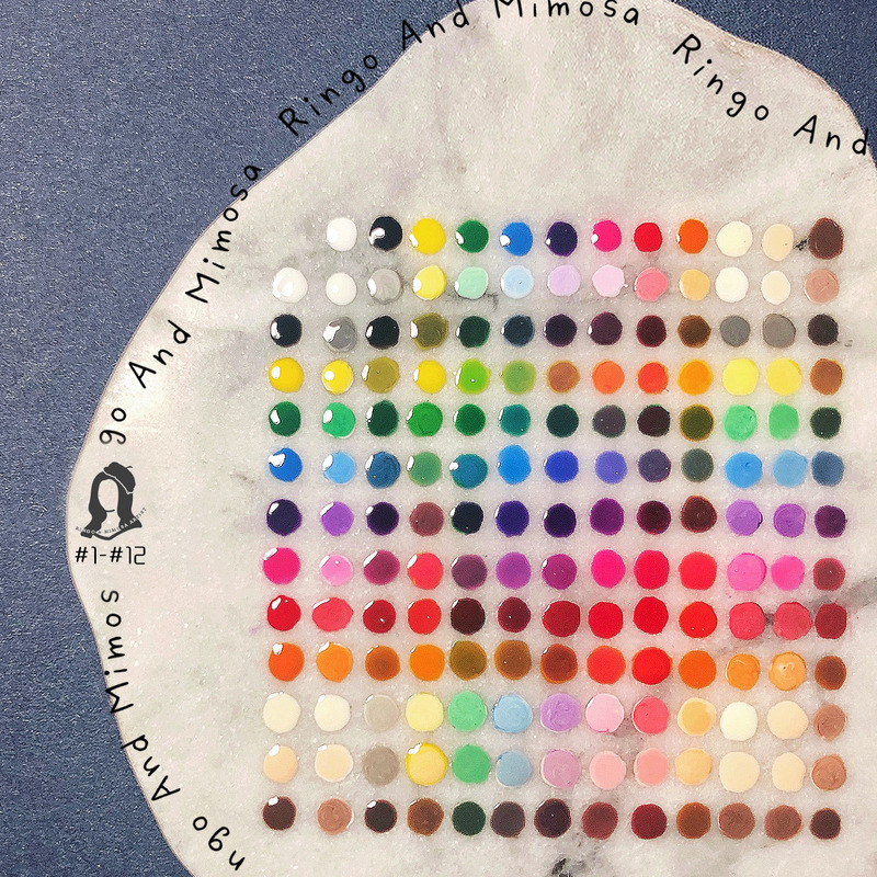 【New Artist】Ringo and Mimosa I Am Your Color Palette! Basic Colors for Academy Nail Technicians