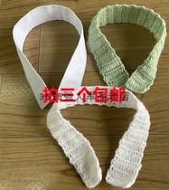 3 white coat collar white collar lining white collar bar suitable for all kinds of winter regular wear and wash with white collar strips