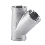 Аксессуары из нержавеющей стали, 45 градусов, тройник, 6, 1 дюймов