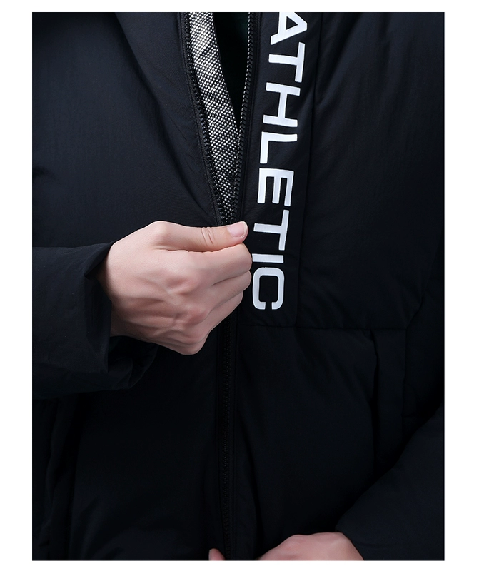Anta down jacket nam dài phần 2020 mùa xuân mới vịt xuống ấm trang web chính thức áo khoác trùm đầu áo khoác nam - Thể thao xuống áo khoác