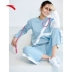 Áo len Anta nữ đích thực 2019 mùa thu mới nữ sinh viên thể thao thoải mái áo len giản dị cổ tròn ngắn nữ - Thể thao lông cừu / jumper sweater nam Thể thao lông cừu / jumper