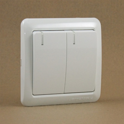 Lianfeng switch Lianjia 86 series 2 open double cut 86 2 open double cut 86 type double switch 2 open double cut