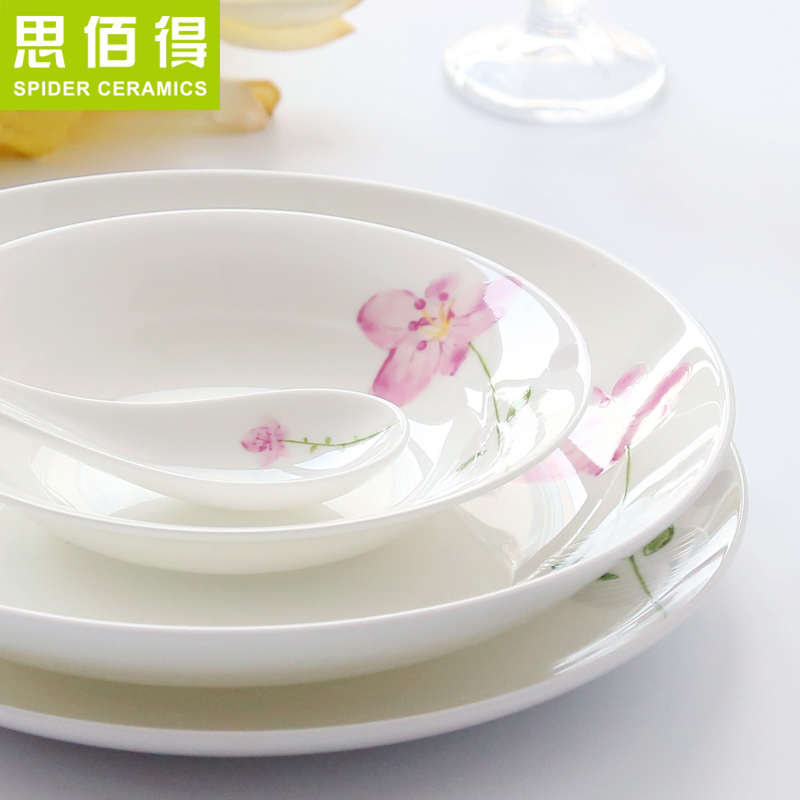 Think hk to ipads porcelain tableware dishes suit bulk, Korean dish bowl of diy and tie - in combination of household tableware suit