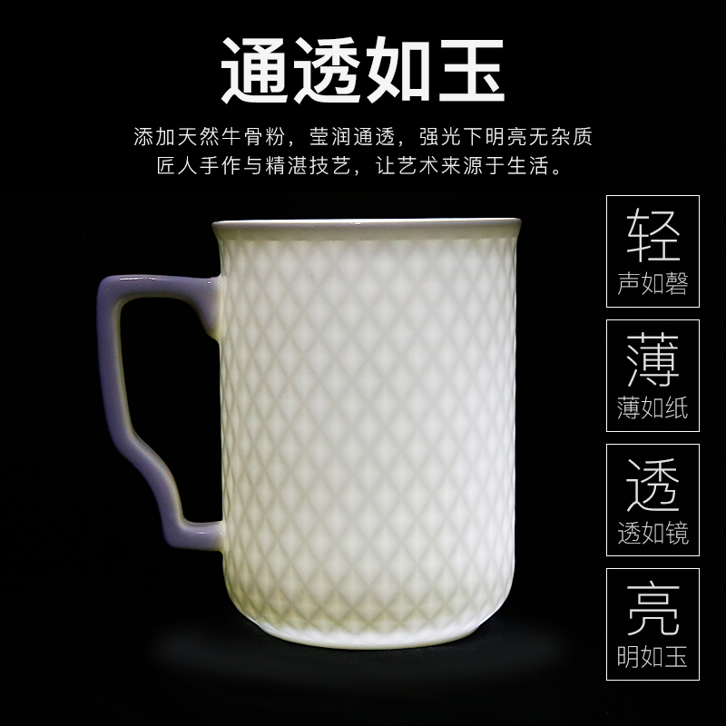 Think hk to ceramic cups) cup kung fu ipads China cups white porcelain tea cups with cover of pottery and porcelain porcelain tea set