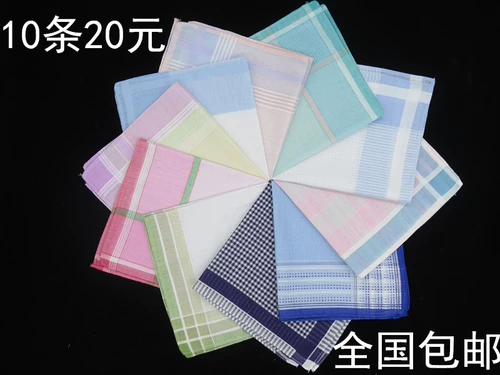 Мужской свежий хлопковый детский носовой платок для детского сада, 3 шт, впитывает пот и запах