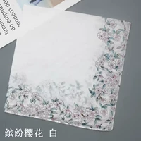 Красочные вишневые цветы белые (3 штуки)