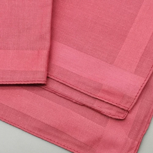 Красный хлопковый мягкий носовой платок, хлопковое полотенце от пота, шарф