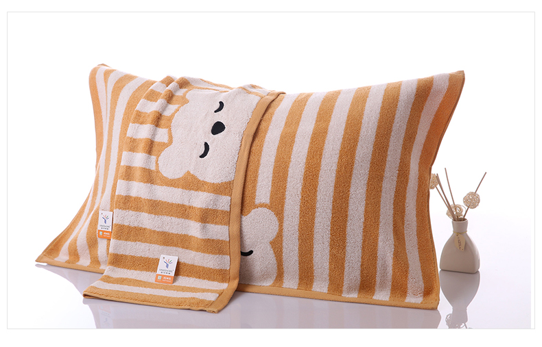 Vàng Số Cotton Chính hãng Chất liệu cao cấp mềm mại ngây thơ Tăng cường Cặp gối dễ thương S2131 - Khăn gối khăn choàng gối