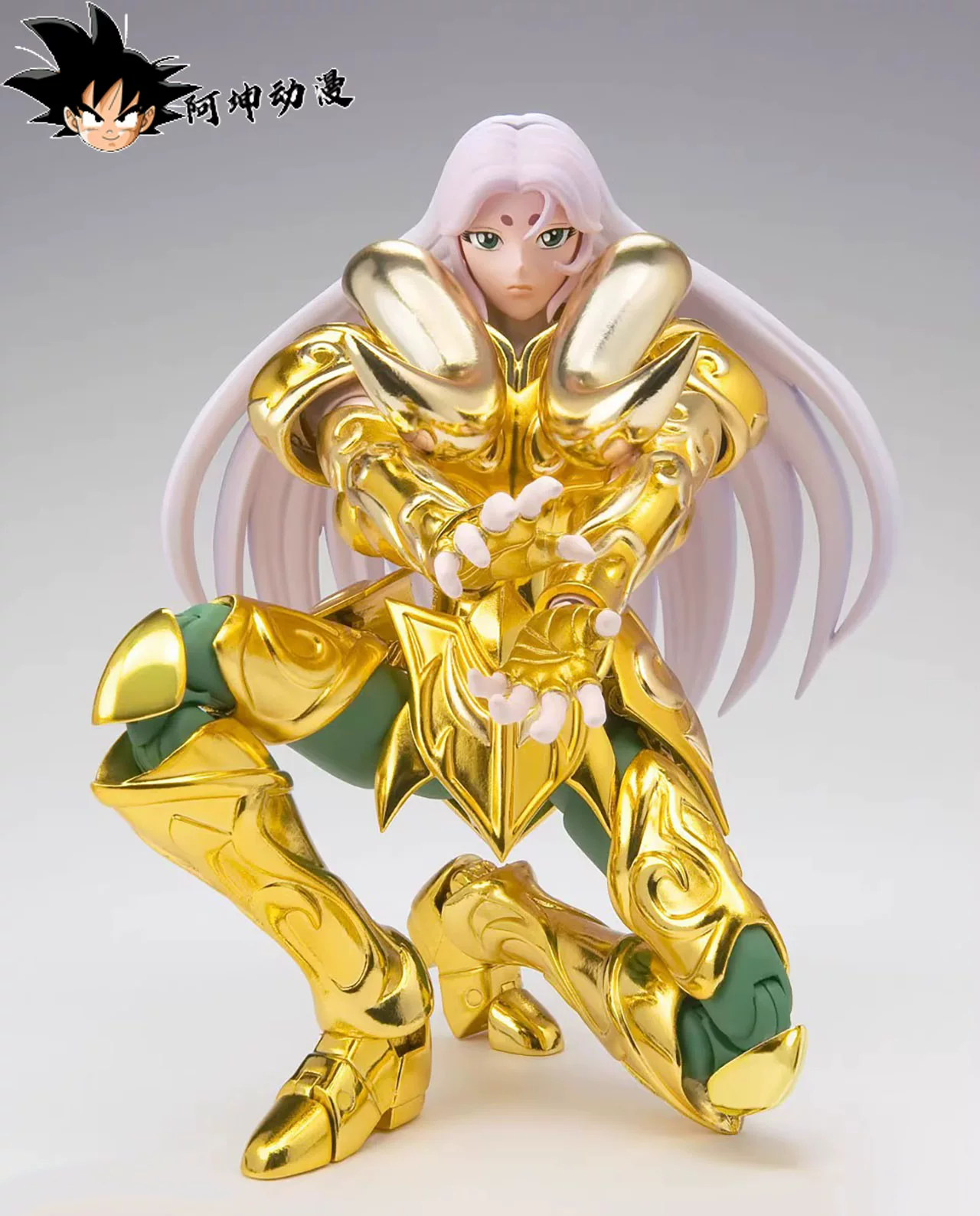 Spot Kun MC Aries Mr. Mu с Shonnou сплавом Saint Seiya Священные одежды EX 24K Звездный