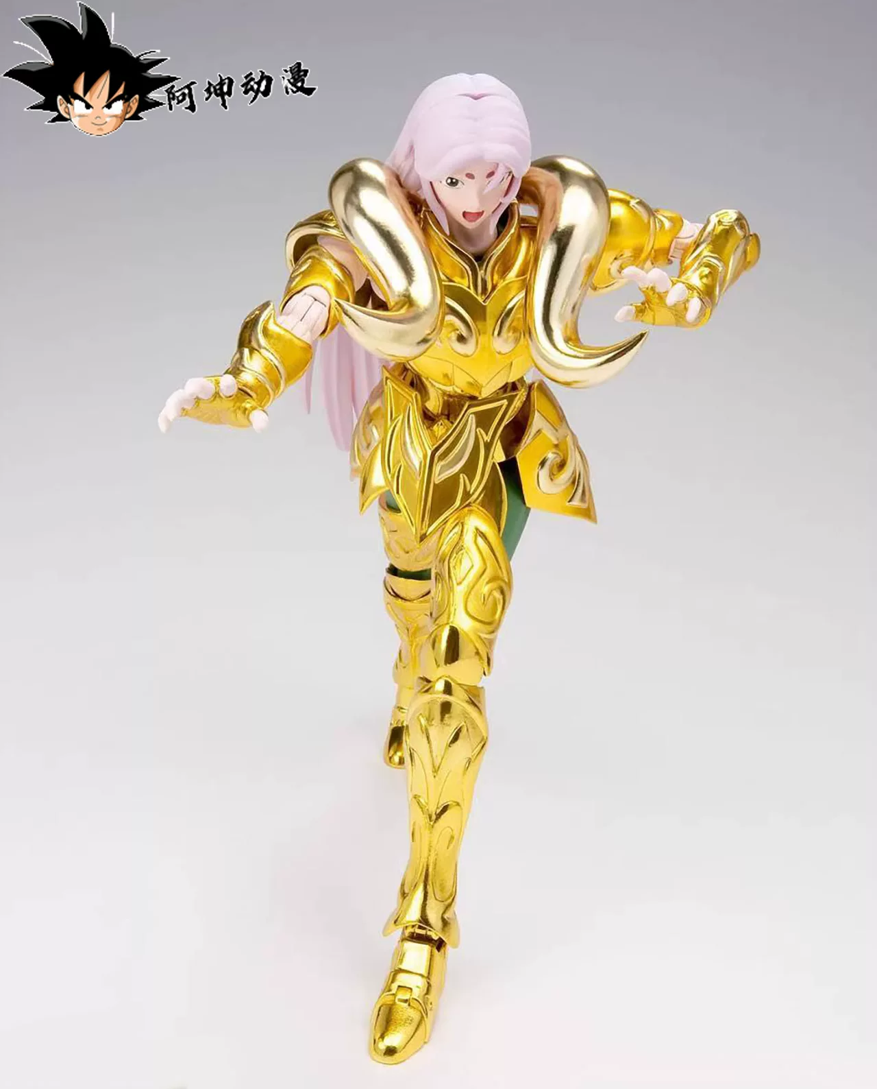 Spot Kun MC Aries Mr. Mu с Shonnou сплавом Saint Seiya Священные одежды EX 24K Звездный