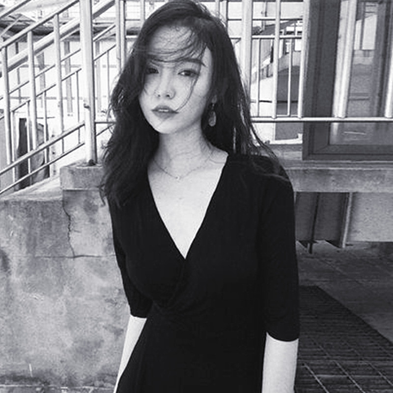 sandro moskoloni Herbenwind Salt Can Be Sweetened with a Ancient Step Open Fork Skirt Style Little Black Dress