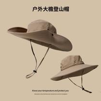 Western Cowboy Hat Fisherman Hat Woman Climbing Sun Sunscreen Hat Outdoor Camping Sun Hat Son Hiking Mountaineering Hat Man