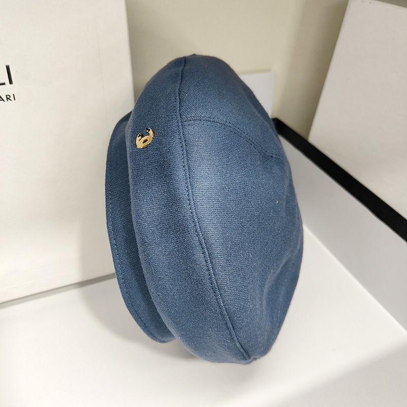 Elegant lady temperament bud Hat Women's painter hat autumn and winter new street shooting concave Hat Beret trend