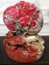 Changshui chicken blood stone ornaments seal carving collection gifts and gifts hand-to-hand playpieces boutique ornaments high-wind Bright Festival