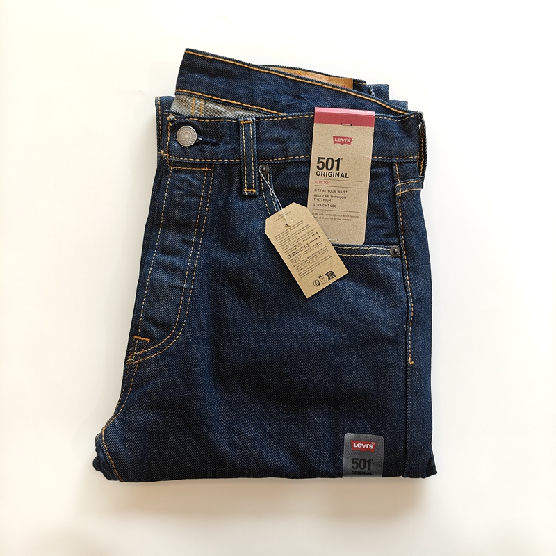 Levi's 501 Men's Blue Washed Series Mid-Rise Straight-Leg Jeans 005012331 in Stock Levi's 501 Men's Blue Washed Series Mid-Rise Straight-Leg Jeans 005012331 in Stock