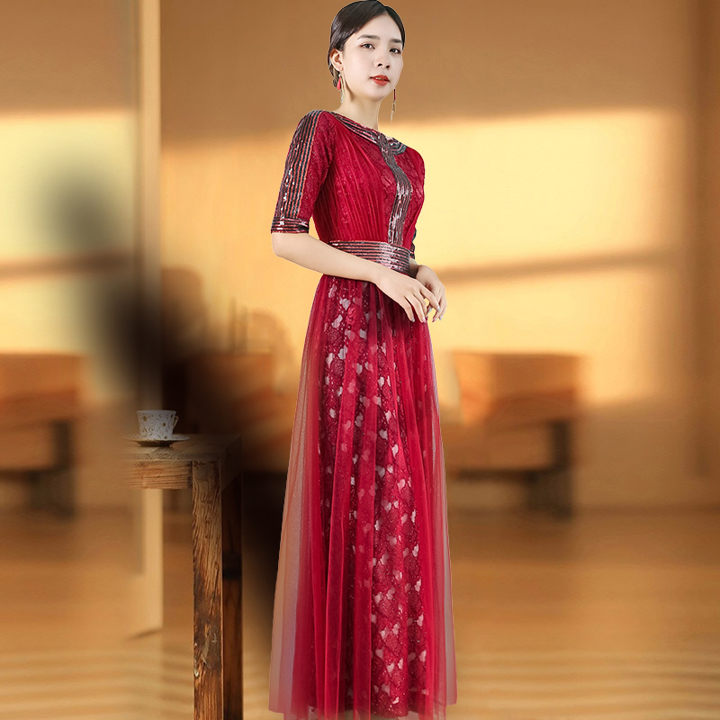 Elegant and Luxurious Wedding Dress for Mother-In-Law, 2026 New Style, Suitable for Young and Noble Women, Perfect for Weddings, Annual Meetings, and Evening Events Elegant and Luxurious Wedding Dress for Mother-In-Law, 2026 New Style, Suitable for Young and Noble Women, Perfect for Weddings, Annual Meetings, and Evening Events