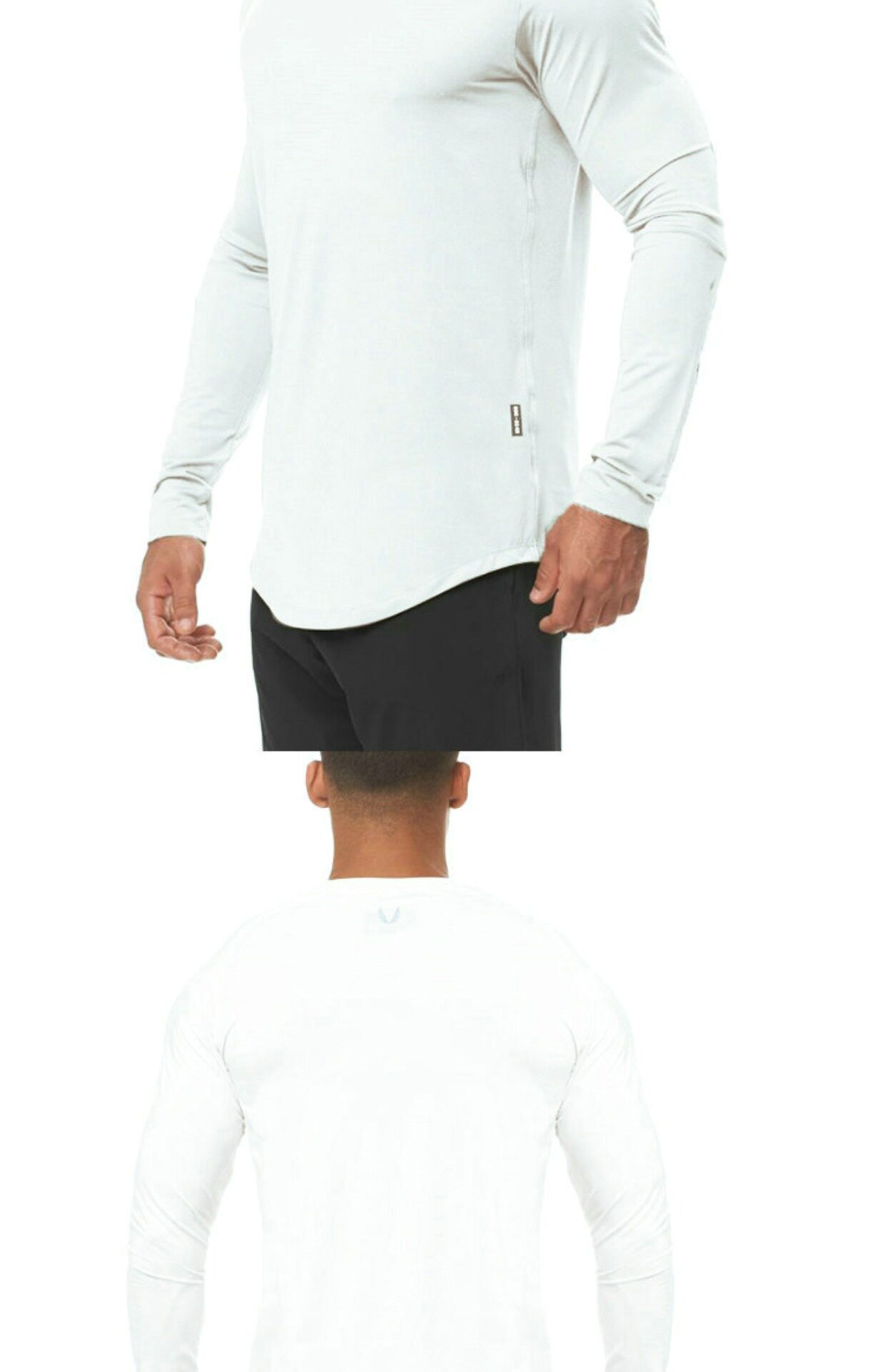 ASRV Спортивный эластичный лонгслив для спортзала для тренировок, облегающий крой, большой размер, делается под заказ, для бега 