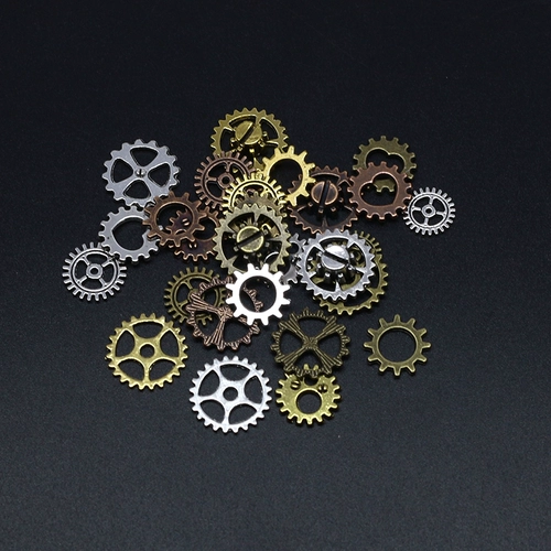 Ретро металлический аксессуар с шестернями ручной работы, аксессуары, в стиле панк