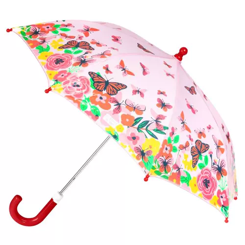 [Пятно] Стивен Джозефский детский безопасный зонтик с длинным зонтиком может изменить цветные зонтики