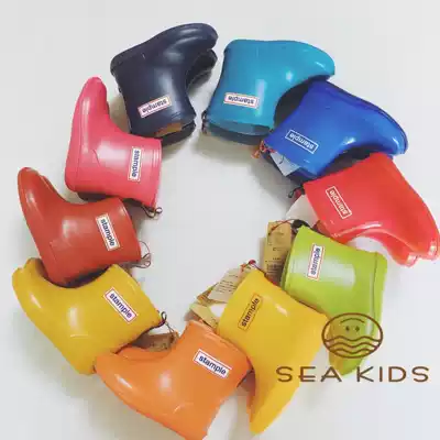 Spot Japanese imported stample baby children anti-skid rain boots Japanese made in japan made in japan