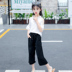 Bộ đồ mùa hè cho bé gái 2019 Mới mùa hè Trẻ em mặc quần dài ống rộng đại dương hợp thời trang cho bé trai - Phù hợp với trẻ em quần áo trẻ con Phù hợp với trẻ em