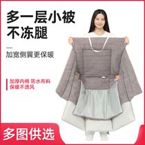 2021 new windproof by a large electric car winter windbreak by waterproof pu leather thickened extra-double protective leg