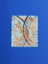 Australian stamp 1932 nian protect animals kangaroo xin xiao 1 audience full of 18 yuan