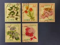 Japan stamps 2020 Flowers 13th Episode 84 Round C2446 84 Round C2446 Letter Pin 5 All full RMB18