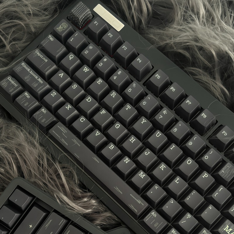 The Matrix Themed Keycaps Are Made of High-Grade Black Pbt Material and Are Highly Customized Mechanical Keyboard Keycaps The Matrix Themed Keycaps Are Made of High-Grade Black Pbt Material and Are Highly Customized Mechanical Keyboard Keycaps