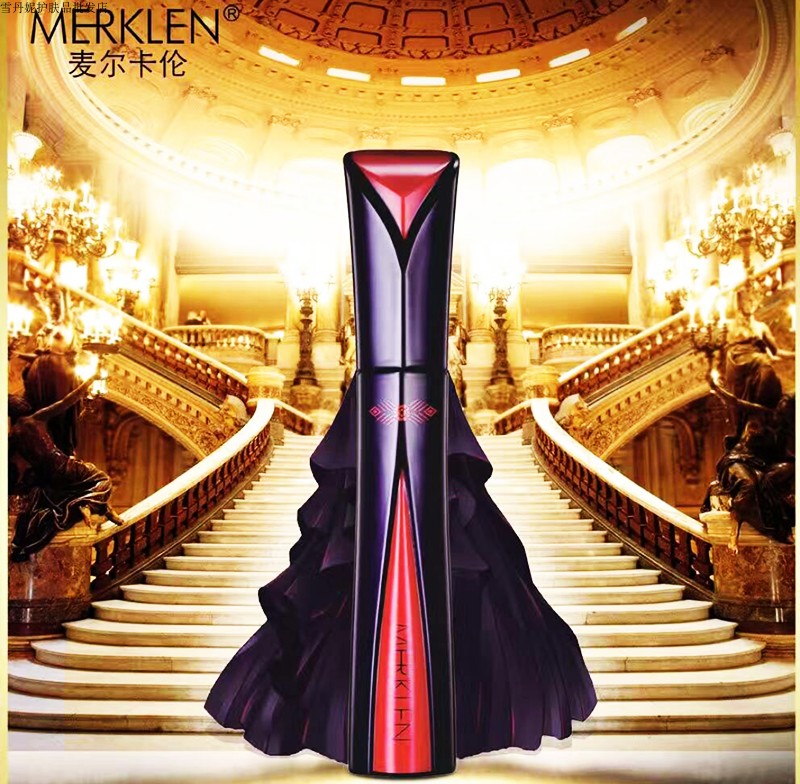 Chính hãng MERKLEN Merkalun V8 lụa mascara mồ hôi chống thấm nước curling dài dài phát triển lỏng mascara monaliza