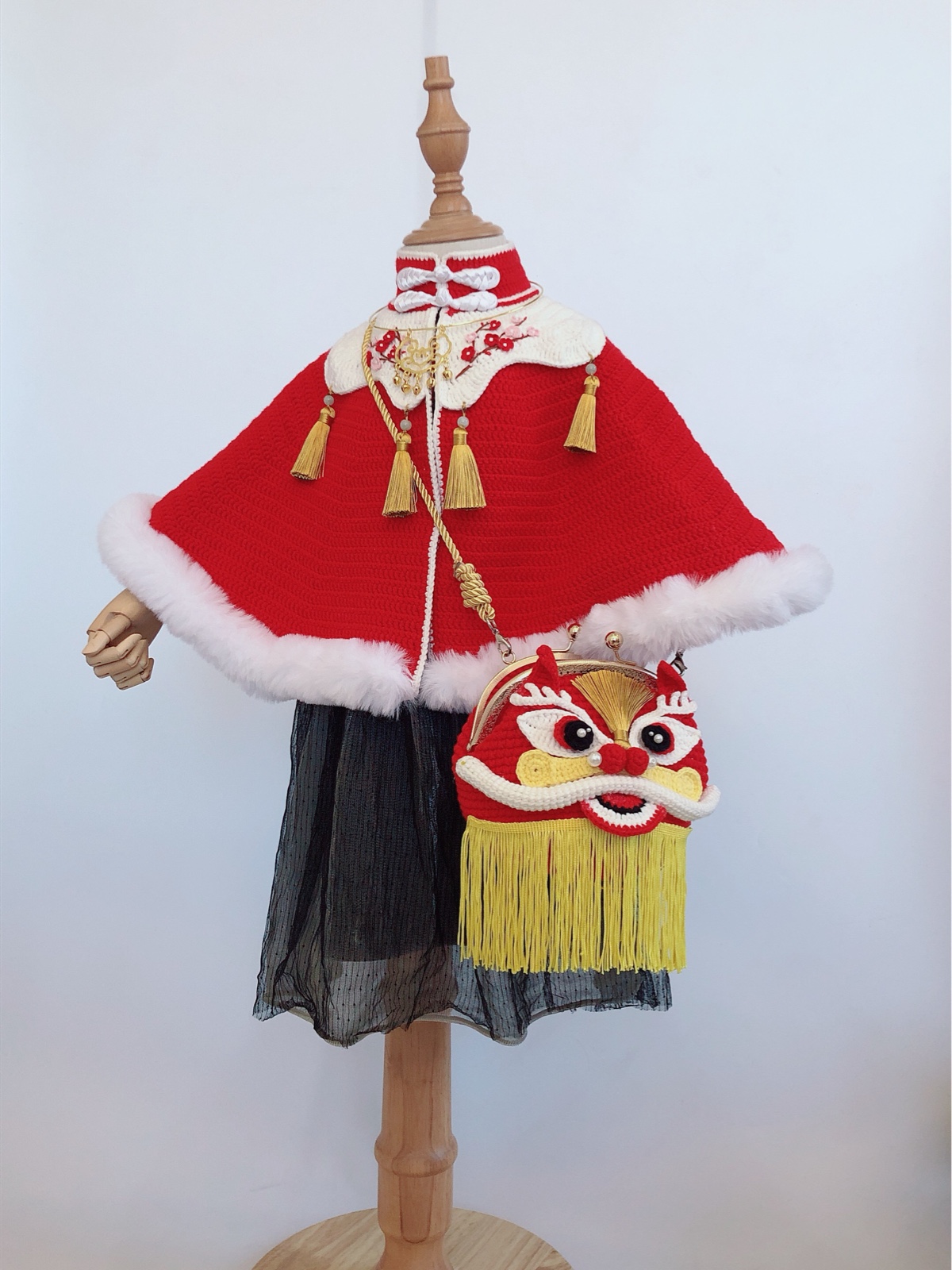 Seven hand-made He Xi original milk cotton wool crochet national style series 