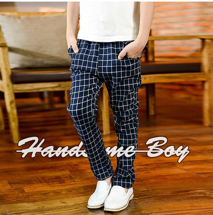 Pantalon garcon pantalon à carreaux - Ref 2054479 Image 11