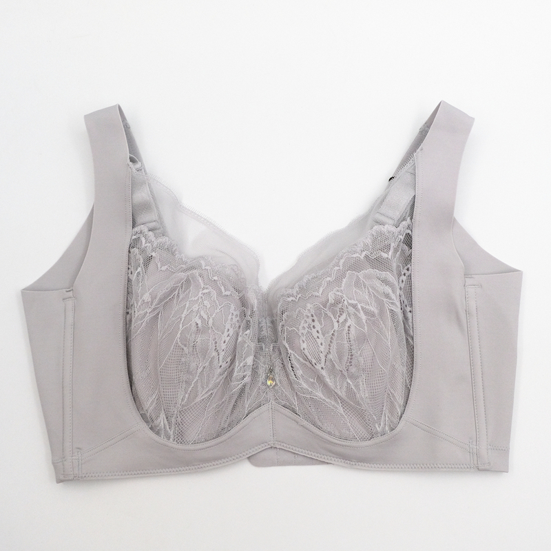 New Model Beijiren Bw932562 Ultra-Thin Deep V Crystal Cup Bra for Large Busts, Minimizing Appearance, Side Breast Reduction, Adjustable Bra