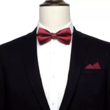 Галстук-бабочка, классический костюм с бантиком, рубашка, галстук, цветной комплект