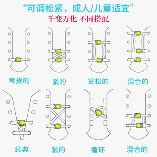 Белая обувь, эластичные силиконовые детские черные спортивные фиксаторы для шнурков подходит для мужчин и женщин