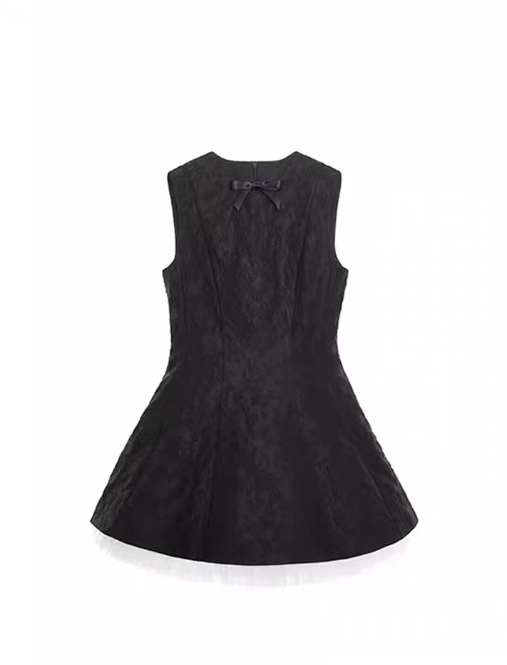 Rouje Xutem Dress24 Summer new niche design sensory sleeveless puffy small gift dress female Rouje Xutem Dress24 Summer new niche design sensory sleeveless puffy small gift dress female
