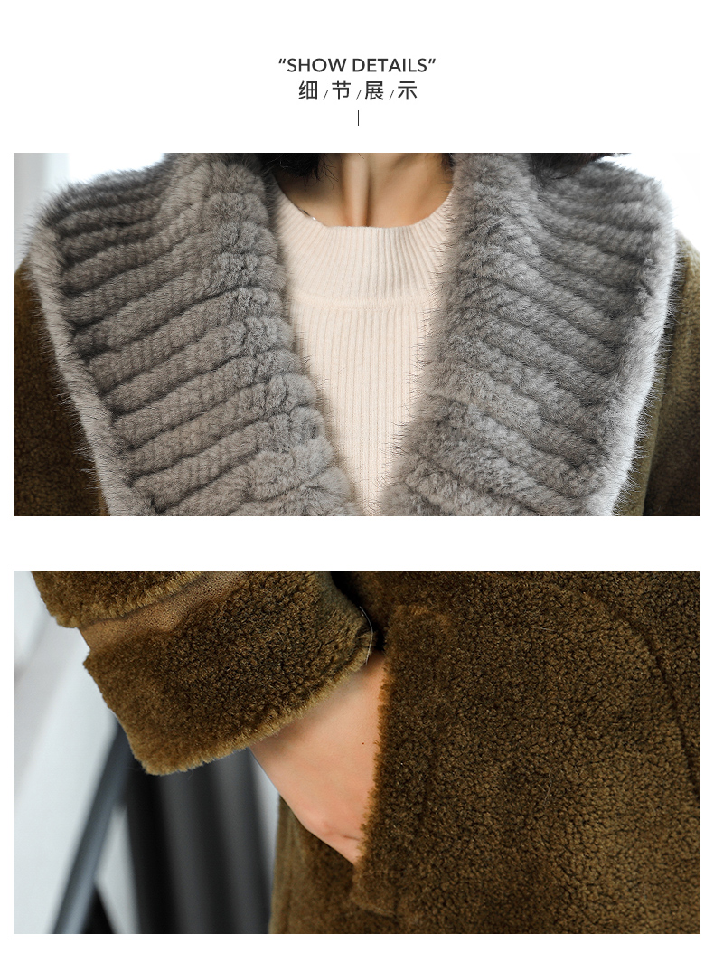 Manteau de fourrure femme - Ref 3174972 Image 13