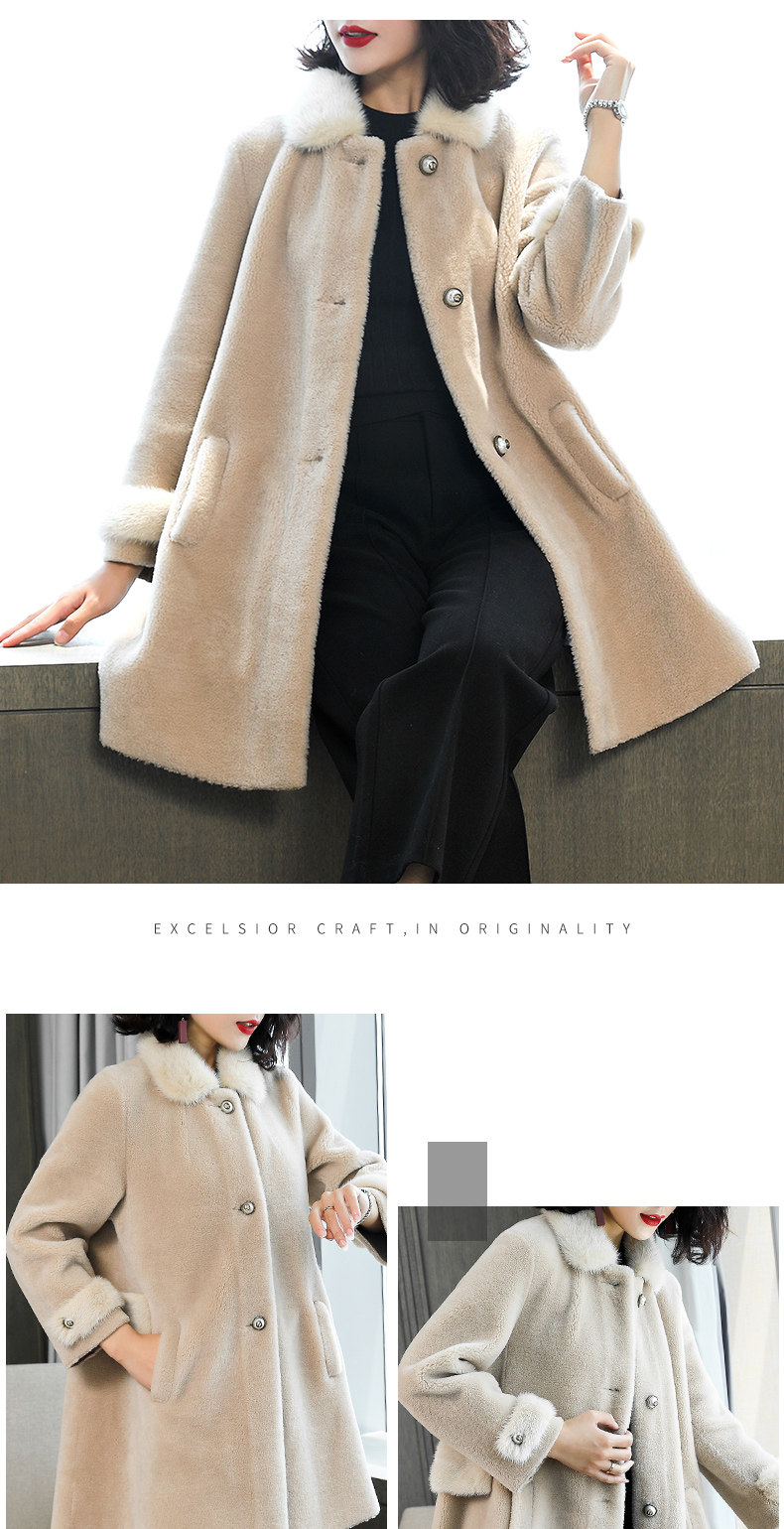 Manteau de fourrure femme - Ref 3174056 Image 13