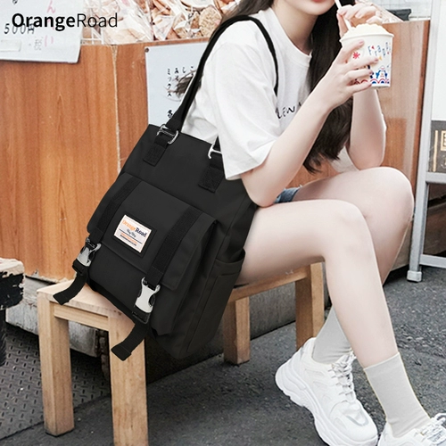 Льняная сумка, художественная сумка, ранец с молнией, для средней школы