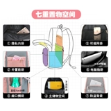 Ранец, брендовая сумка через плечо, рюкзак, в корейском стиле, подходит для студента