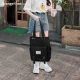 Льняная сумка, художественная сумка, ранец с молнией, для средней школы