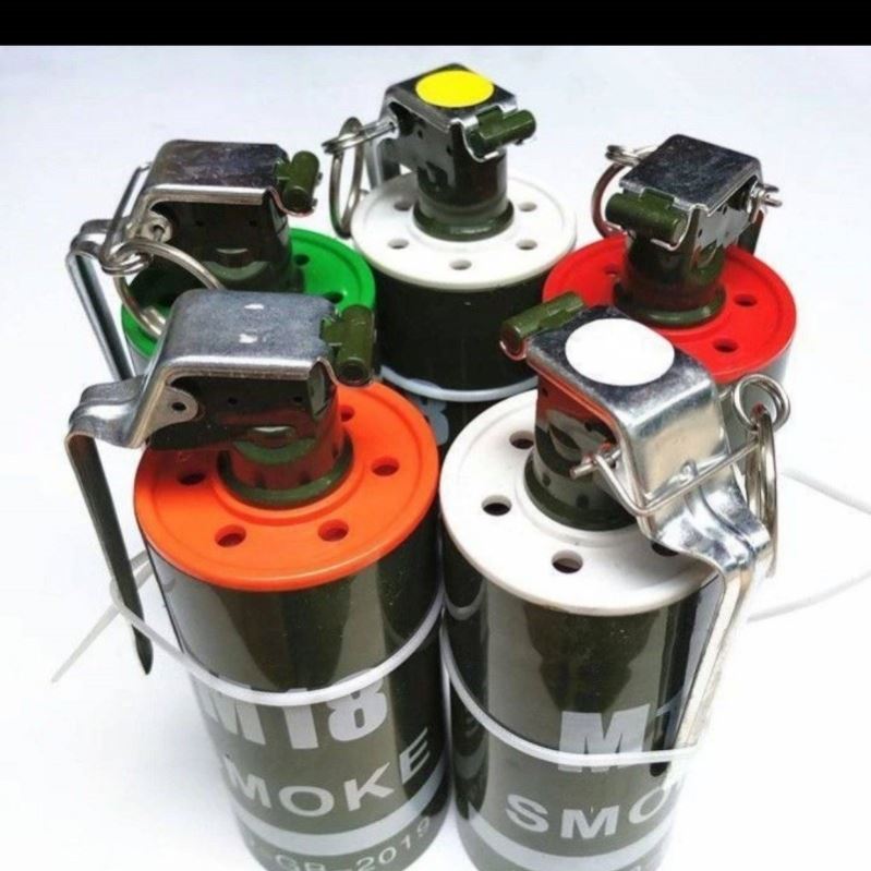 Smoke Toy Bomb can be smoke-bomb fire smoke Smoke Rehearsal smoke Smoke Rehearsal M18 Colour Smoky Outdoor Cans-Taobao