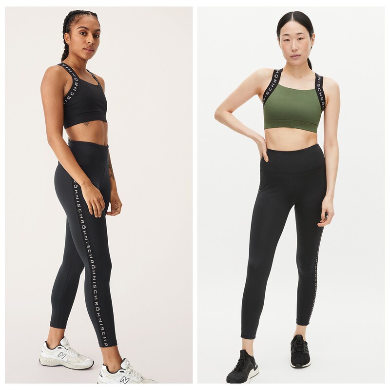 Special Offer Export Trade Original Women's Spring and Autumn Elastic Quick-Drying Black High-Waisted Sports Yoga Running Fitness Long Pants