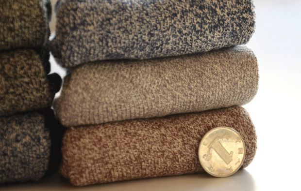 Mùa thu và mùa đông retro đại học dày ấm áp nam và nữ vớ cotton dòng variegated vớ khăn terry thuyền vớ ngắn ống đôi tất cao cổ nữ
