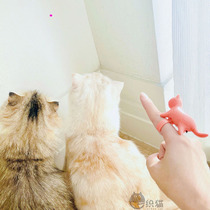 A kitten laser ring lamp infrared teasing cat toy interact to unplug your pet self-hi to tease the cat god