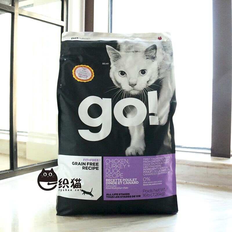 In stock One woven cat GO grain-free nine kinds of meat cat food 16 pounds Short muppet Muppet plus Fei all cat general food
