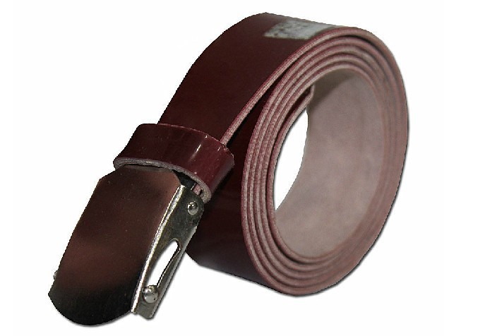 Student military training 87 brown artificial leather inner belt old-fashioned brown belt performance belt military fan belt