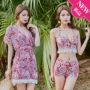Tình yêu quần áo chia đôi đồ bơi gió quốc gia đồ bơi nữ hoa tua che giảm béo cổ tích phù hợp với ba mảnh - Bộ đồ bơi hai mảnh đồ bơi 2 mảnh dạng váy